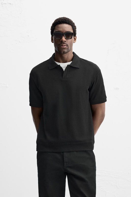 TEXTURED POLO