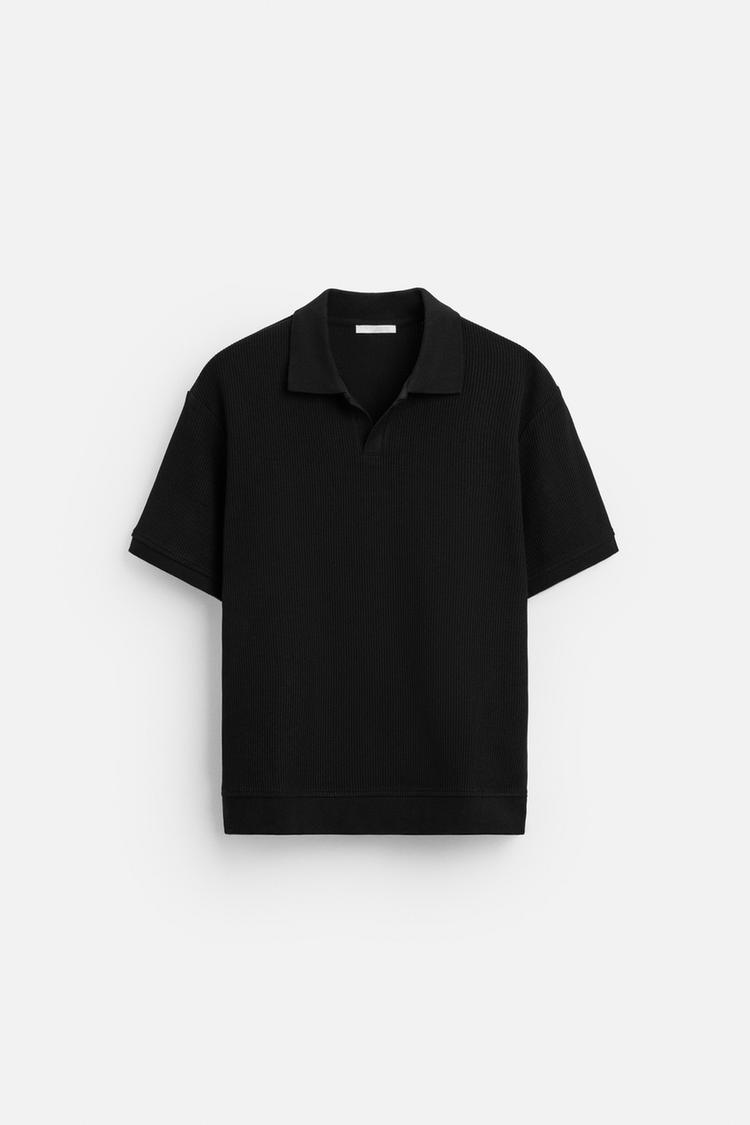 TEXTURED POLO